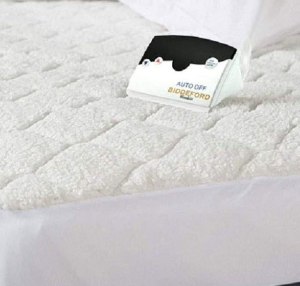 Biddeford Sherpa Quilted Electric Mattress Pad